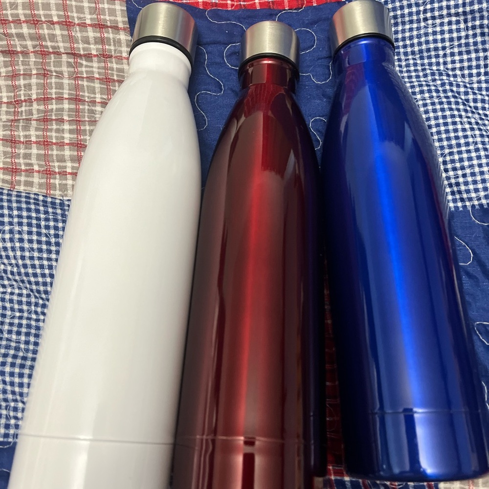Boelter STAINLESS STEEL TUMBLER red ,blue ,white u pick NEW 18oz Bottle